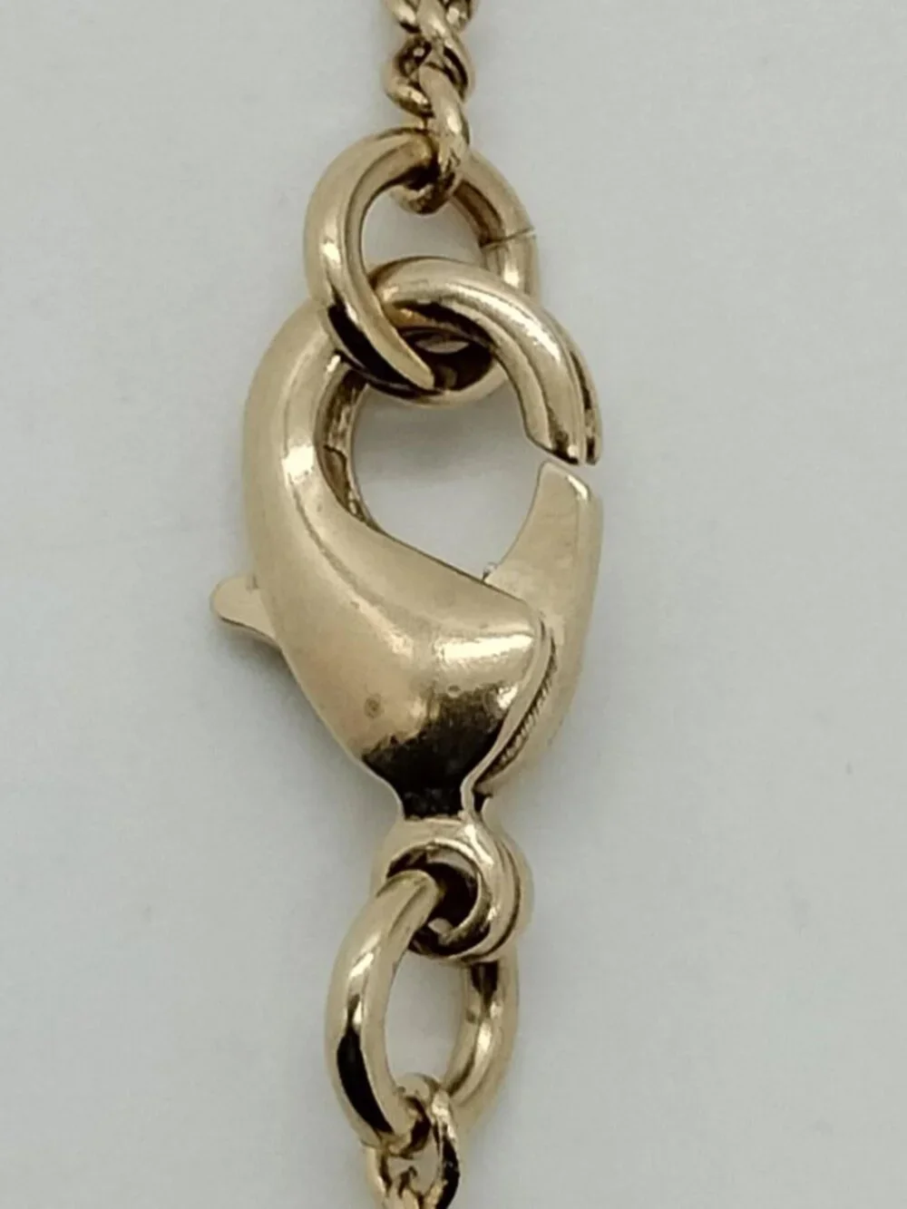 Authentic Chanel CC Black Enamel Gold Tone Pendant Necklace Classic Jewelry